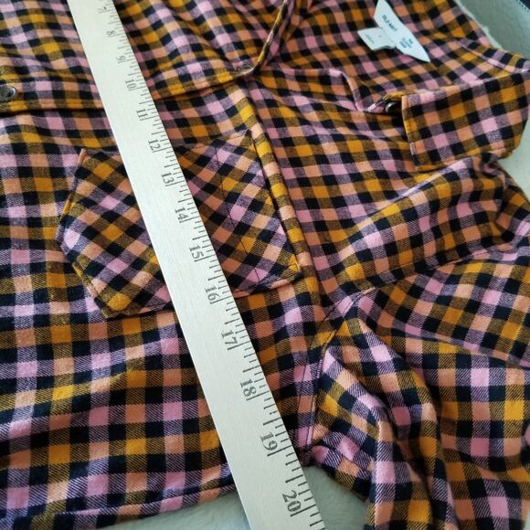 Old Navy Flannel Top The Classic Shirt Womens Size Small - Picture 5 of 8